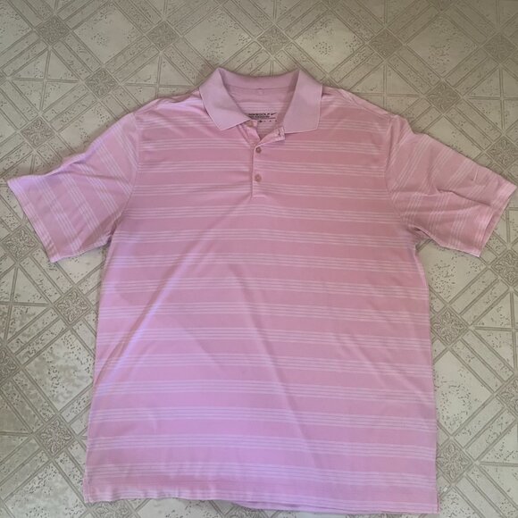 Lot of 2 Nike Golf Polo Shirts Size L and XL Blue and Pink - Picture 7 of 11